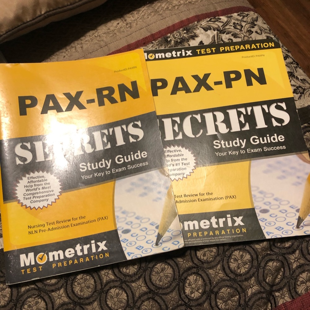 PAX PN and PAX RN study books